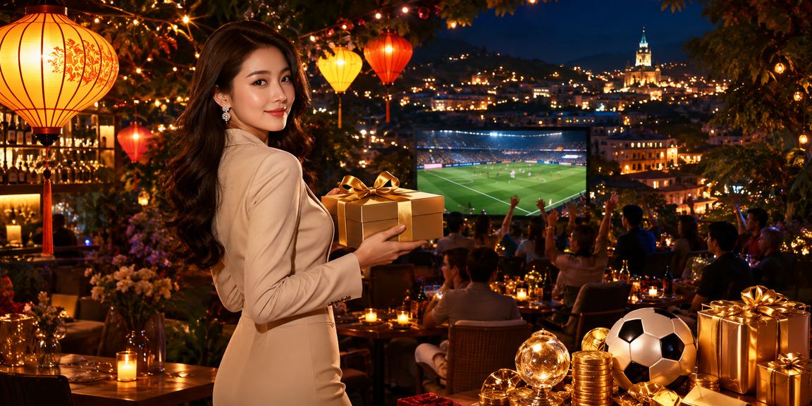 Người dùng tại Hội An ngồi trong quán cà phê đăng ký tài khoản và nhận thưởng chào mừng trên điện thoại